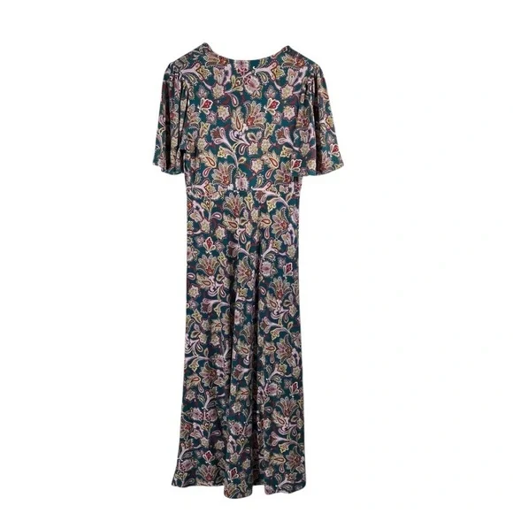 BODEN Jersey Midi Tea Dress in Chesapeake Bay Paisley Bud D0166 - Picture 4 of 11